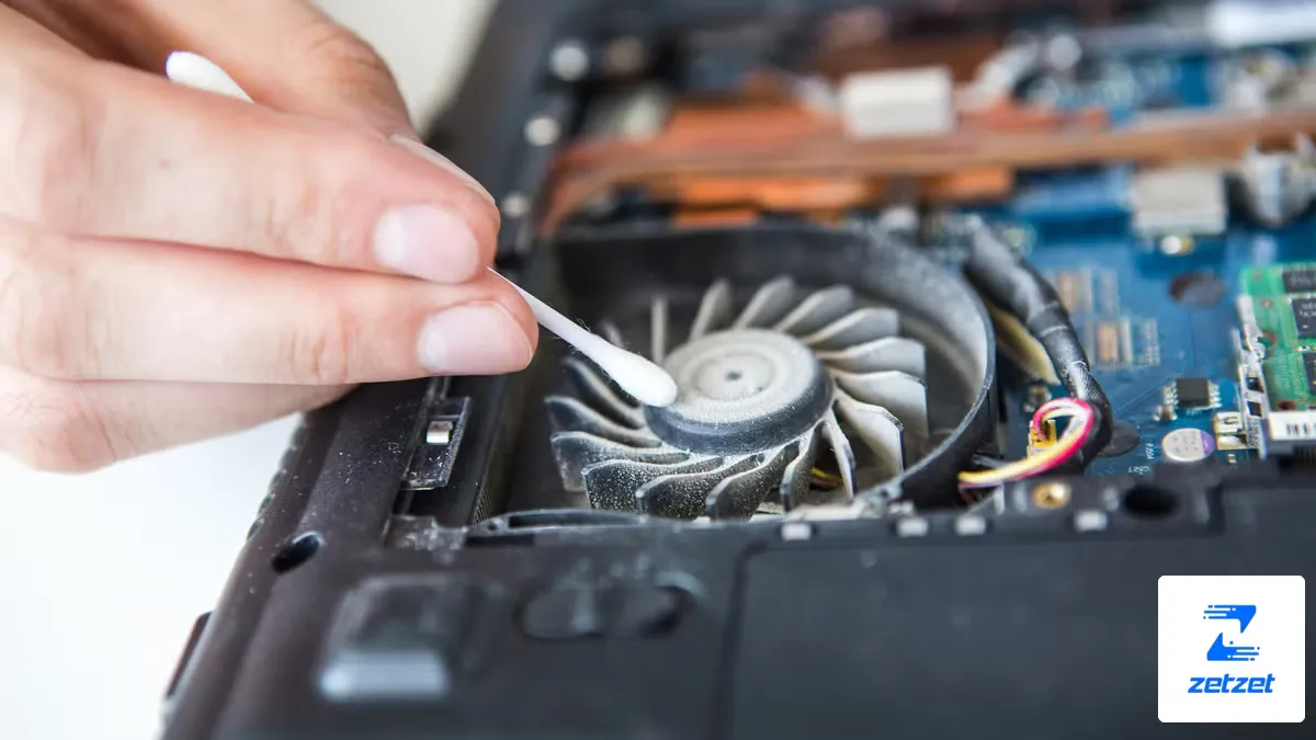 Pembersihan fan dan heatsink